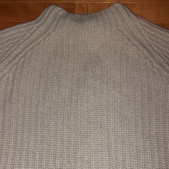 Lord & Taylor |  Cream Turtleneck Sweater - Picture 4 of 4